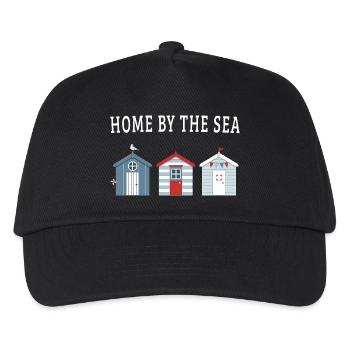 Home by the Sea – Beach Houses - Kids’ Baseball Cap - black - Front