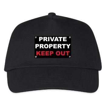private property - Kinder Basecap - Schwarz - Vorne