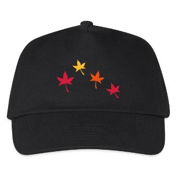 Autumn Leaves - Kids’ Baseball Cap - black - Front
