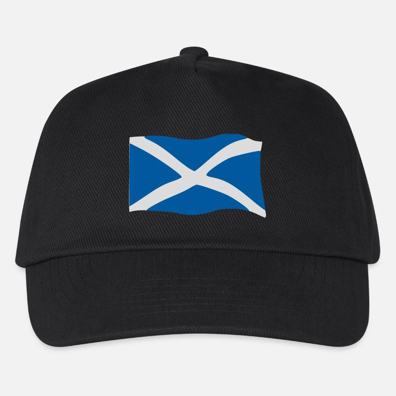 Schottland Fahne - Kinder Basecap - Schwarz