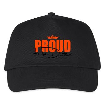 Proud to be Dutch - Casquette de baseball Enfant - noir - Devant