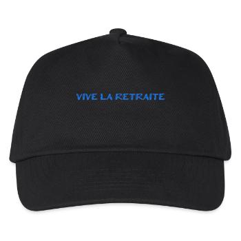 RETIREMENT. RETIREMENT. RETIRED. RETIREMENT - Kids’ Baseball Cap - black - Front