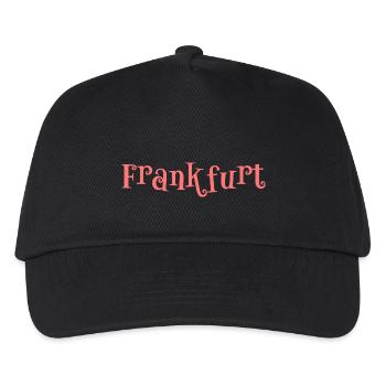 Frankfurt City #FFM Pink - Kids’ Baseball Cap - black - Front