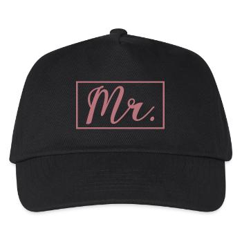 Mr. Matching Couple Engagement Wedding Honeymoon - Kids’ Baseball Cap - black - Front