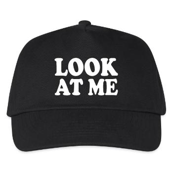 Look at me - Kids’ Baseball Cap - black - Front