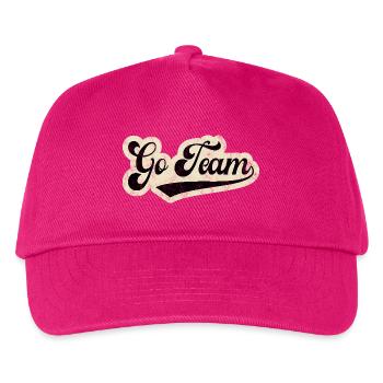 Go Team - Kids’ Baseball Cap - fuchsia - Front