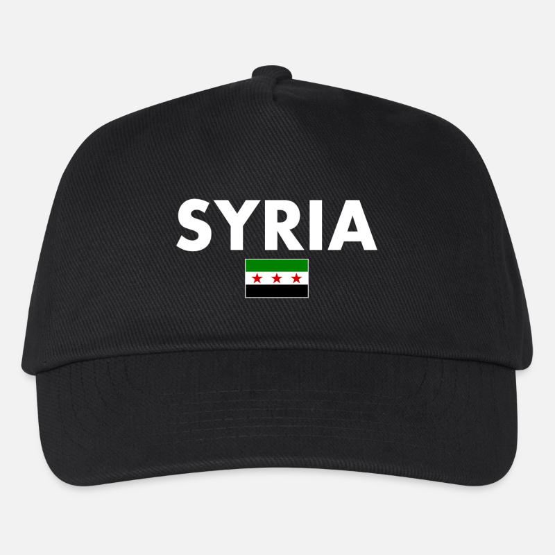 syrien - Kinder Basecap - Schwarz