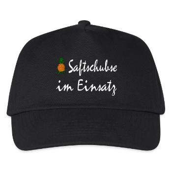 Saftschubse im Einsatz - Kinder Basecap - Schwarz - Vorne
