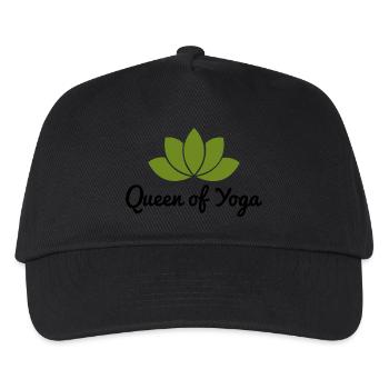 yoga - Kinder Basecap - Schwarz - Vorne