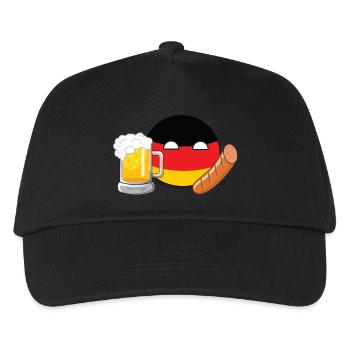 GermanyBall - Kids’ Baseball Cap - black - Front