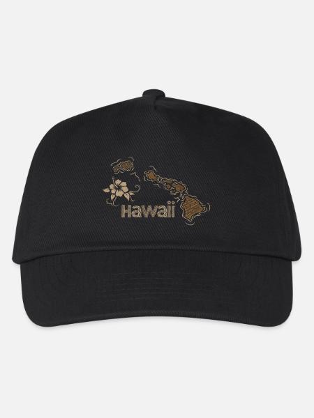 Hawaii - Kinder Basecap - Schwarz