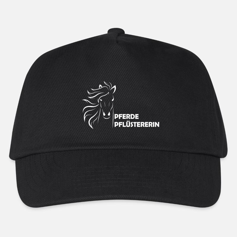 Pferd - Kinder Basecap - Schwarz