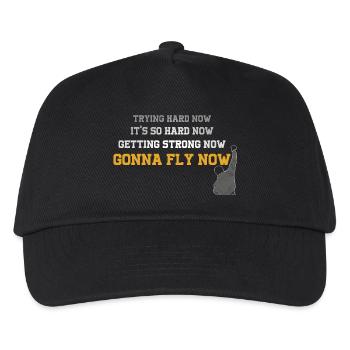 Gonna Fly Now - Rocky - Kinder Basecap - Schwarz - Vorne