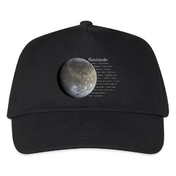 Ganymede - Kinder Basecap - Schwarz - Vorne