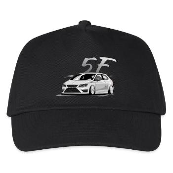 Leon 5f fr, Low, Deep, Stanced, Cupra - Kids’ Baseball Cap - black - Front