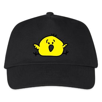 dickes Vögelchen - Kinder Basecap - Schwarz - Vorne