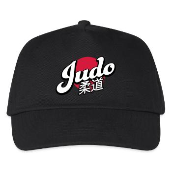 Judo - Kinder Basecap - Schwarz - Vorne