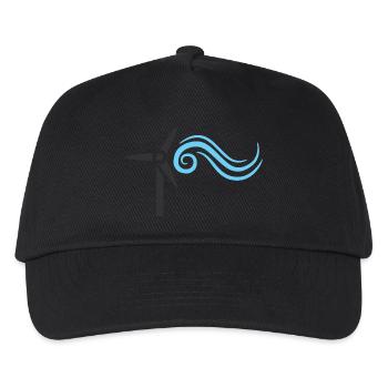 éolienne muehle éolienne moulin à vent windrad14 - Casquette de baseball Enfant - noir - Devant