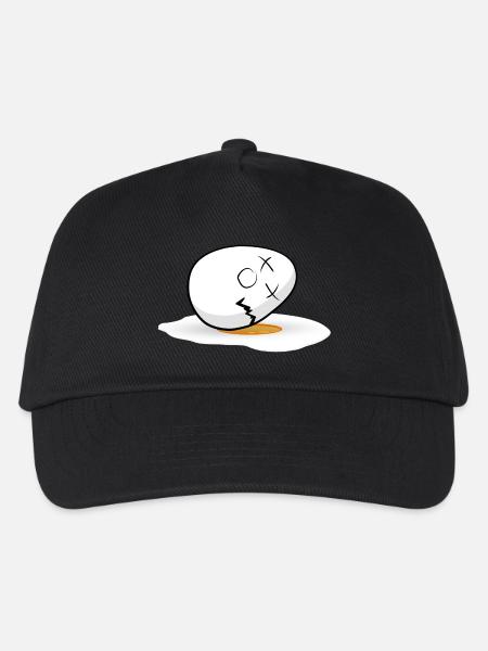 Frohe Ostern Osterei - Kinder Basecap - Schwarz