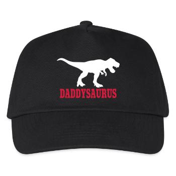 Daddy Saurus - Kids’ Baseball Cap - black - Front