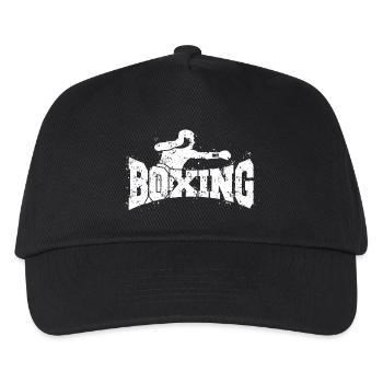 Boxen - Boxer - Kinder Basecap - Schwarz - Vorne
