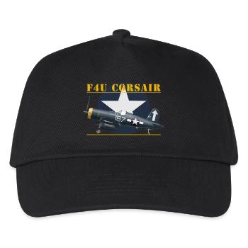 F4U Hedrick shirt design - Casquette de baseball Enfant - noir - Devant