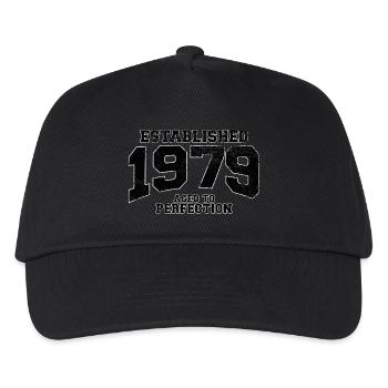 established 1979 - aged to perfection(fr) - Casquette de baseball Enfant - noir - Devant