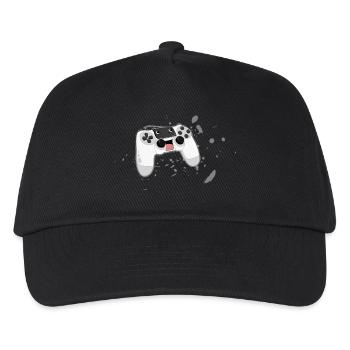 Gaming - Kinder Basecap - Schwarz - Vorne