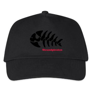 beach pirates pirate fishing - Kids’ Baseball Cap - black - Front