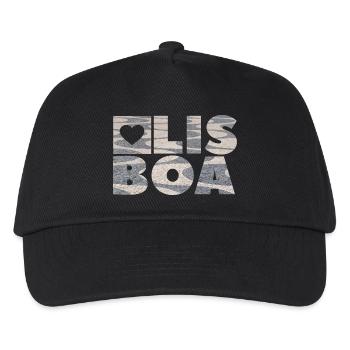 Lisboa - Lissabon - Lisbon - Kinder Basecap - Schwarz - Vorne