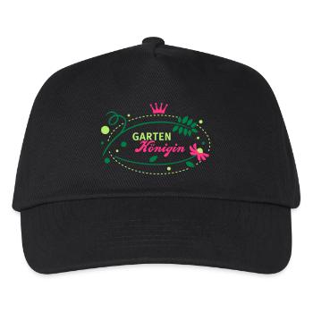 Garden Queen - Queen of the garden - 3C - Kids’ Baseball Cap - black - Front