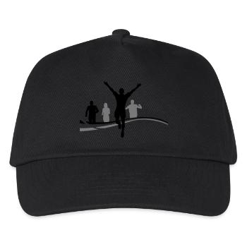 Groupe de personnes jogging - Casquette de baseball Enfant - noir - Devant