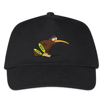 Kiwi bird - Kinder Basecap - Schwarz - Vorne