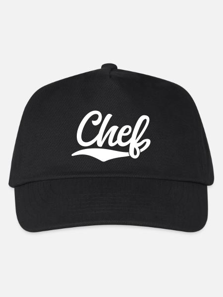 Chef - Kinder Basecap - Schwarz