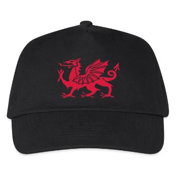 Welsh Dragon - Kids’ Baseball Cap - black - Front