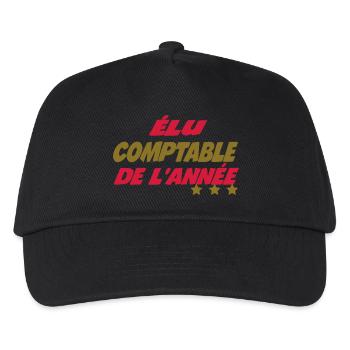 Elu comptable de l'année - Kinder Basecap - Schwarz - Vorne