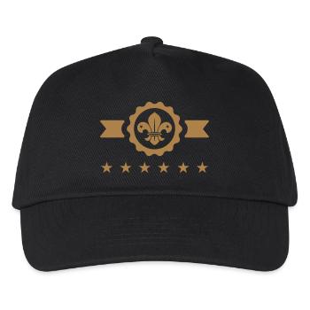 Scout / Scouting / Pfadfinder / Pfadfinderin - Kinder Basecap - Schwarz - Vorne