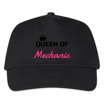 Mechanik / Mechaniker / Auto / Garage - Kinder Basecap - Schwarz - Vorne