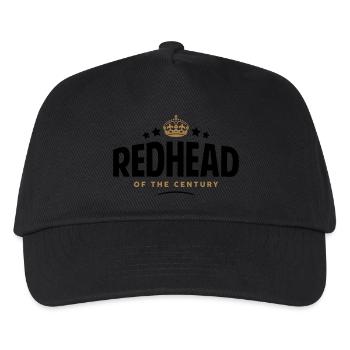 redhead of the century funny crown stars - Kids’ Baseball Cap - black - Front
