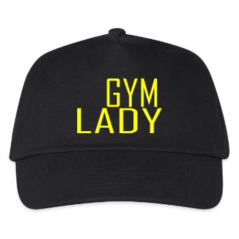 Gym Lady - Kinder Basecap - Schwarz - Vorne
