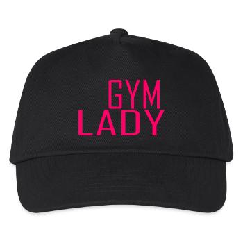 Gym Lady - Kinder Basecap - Schwarz - Vorne