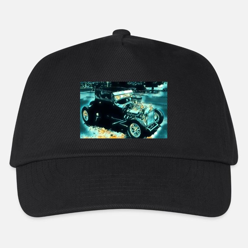 Auto - Kinder Basecap - Schwarz