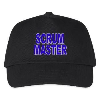 Agile - Scrum Master - Kids’ Baseball Cap - black - Front