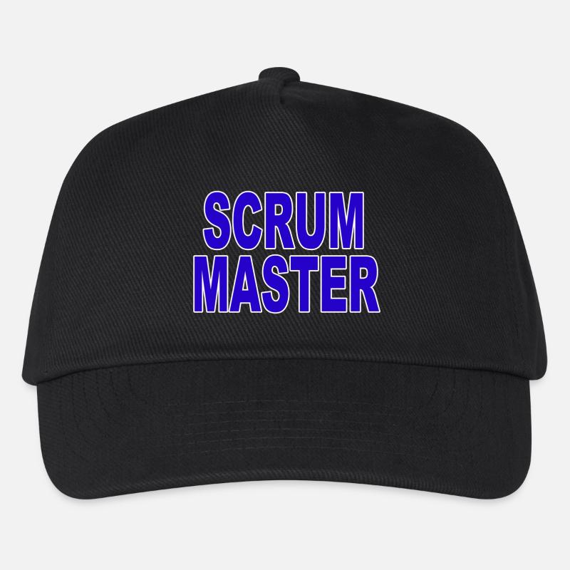 Agil - Meister Scrum - Kinder Basecap - Schwarz