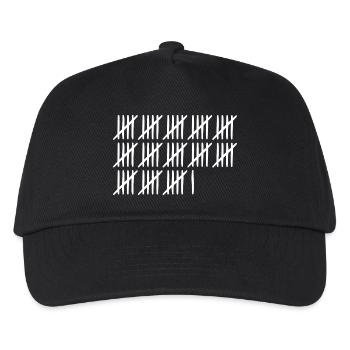 66. Geburtstag Strichliste 66 Jahre alt - Kinder Basecap - Schwarz - Vorne