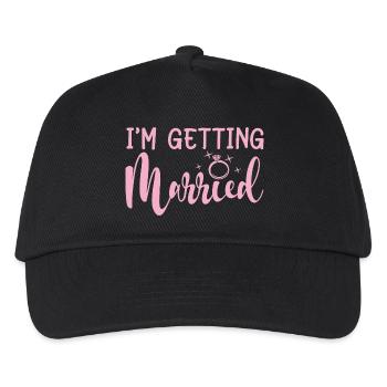 I'm Getting Married Engagement Party Matching Gift - Kids’ Baseball Cap - black - Front