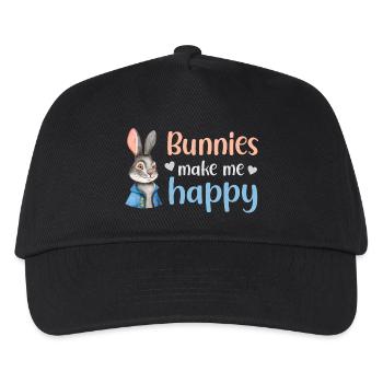 Rabbit Rabbit - Kids’ Baseball Cap - black - Front