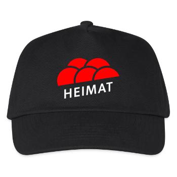 Heimat Bollenhut Schwarzwald - Kinder Basecap - Schwarz - Vorne