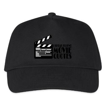 I speak fluent movie - Kids’ Baseball Cap - black - Front