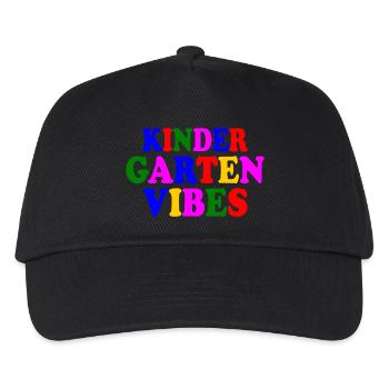 kindergarten vibes - Kinder Basecap - Schwarz - Vorne